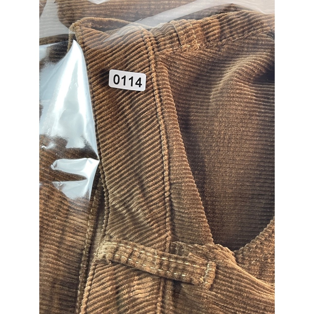 KUT from the Kloth Corduroy Rose Button Front Skirt Mushroom Size 12 - Picture 12 of 12